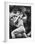 Johnny Bench, During Baseball Game, in Cincinnati-John Dominis-Framed Premium Photographic Print