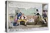 Johnny Bull and His Forged Notes!!!, 1819-George Cruikshank-Stretched Canvas