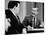 Johnny Carson and Jimmy Breslin Enjoying Conversation During Taping of the Johnny Carson Show-Arthur Schatz-Mounted Premium Photographic Print