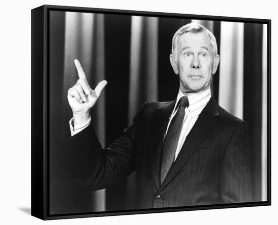 Johnny Carson, The Tonight Show Starring Johnny Carson (1962)-null-Framed Stretched Canvas