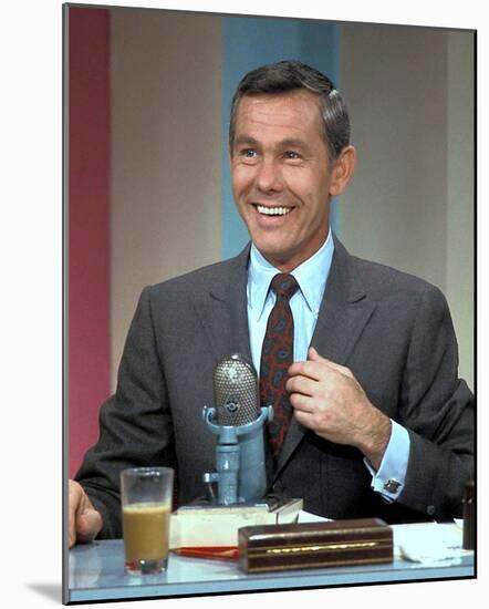 Johnny Carson-null-Mounted Photo