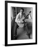 Johnny Cash- London 1959-null-Framed Poster