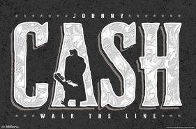 JOHNNY CASH - TYPE-null-Lamina Framed Poster