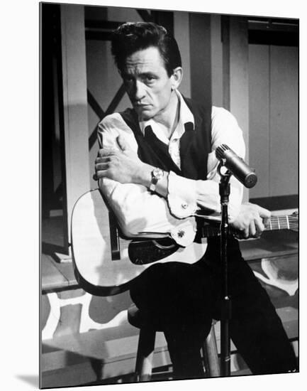 Johnny Cash-null-Mounted Photo