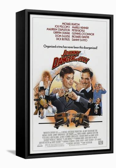 JOHNNY DANGEROUSLY [1984], directed by AMY HECKERLING.-null-Framed Stretched Canvas