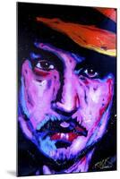 Johnny Depp Art 002-Rock Demarco-Mounted Giclee Print