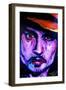 Johnny Depp Art 002-Rock Demarco-Framed Premium Giclee Print