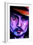 Johnny Depp Art 002-Rock Demarco-Framed Giclee Print