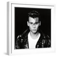 JOHNNY DEPP. "Cry-Baby" [1990], directed by JOHN WATERS.-null-Framed Photographic Print