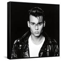 JOHNNY DEPP. "Cry-Baby" [1990], directed by JOHN WATERS.-null-Framed Stretched Canvas