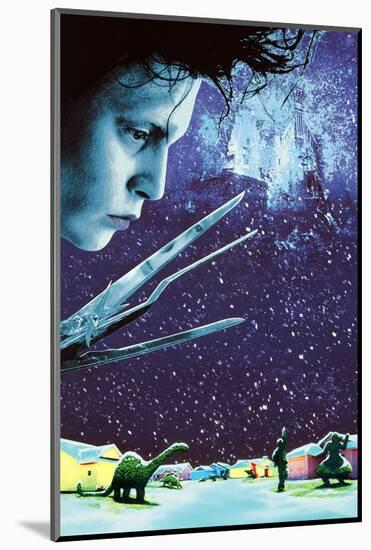 JOHNNY DEPP. "EDWARD SCISSORHANDS" [1990], directed by TIM BURTON.-null-Mounted Photographic Print