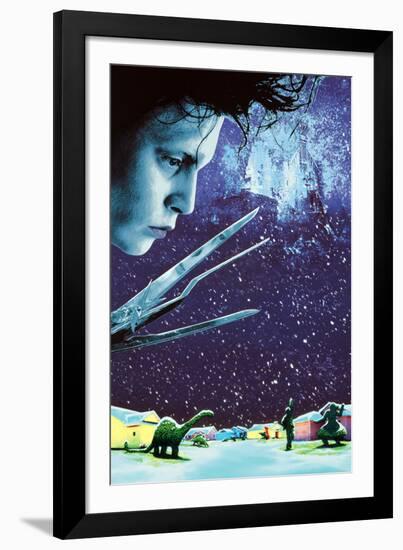 JOHNNY DEPP. "EDWARD SCISSORHANDS" [1990], directed by TIM BURTON.-null-Framed Photographic Print