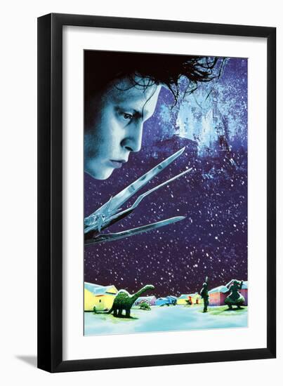 JOHNNY DEPP. "EDWARD SCISSORHANDS" [1990], directed by TIM BURTON.-null-Framed Photographic Print