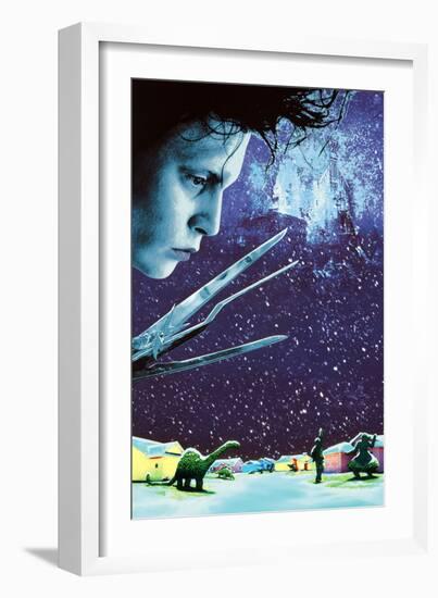 JOHNNY DEPP. "EDWARD SCISSORHANDS" [1990], directed by TIM BURTON.-null-Framed Photographic Print