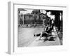 Johnny Dorelli at the Edge of a Swimming Pool-Angelo Cozzi-Framed Photographic Print