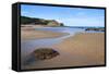 Johnny Flintons Harbour and Osgodby Point (Knipe Point) in Cayton Bay-Mark Sunderland-Framed Stretched Canvas