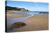 Johnny Flintons Harbour and Osgodby Point (Knipe Point) in Cayton Bay-Mark Sunderland-Stretched Canvas