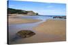 Johnny Flintons Harbour and Osgodby Point (Knipe Point) in Cayton Bay-Mark Sunderland-Stretched Canvas