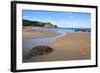 Johnny Flintons Harbour and Osgodby Point (Knipe Point) in Cayton Bay-Mark Sunderland-Framed Photographic Print