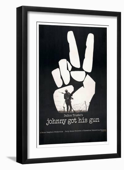 JOHNNY GOT HIS GUN, US poster, 1971-null-Framed Art Print