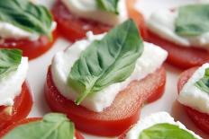 Tomato, Mozzarella And Basil Salad-Johnny Greig-Photographic Print