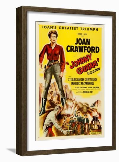 Johnny Guitar, 1954, Directed by Nicholas Ray-null-Framed Giclee Print