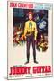 JOHNNY GUITAR, Joan Crawford on Italian poster art, 1954.-null-Mounted Art Print