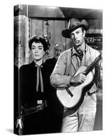 Johnny Guitar, Joan Crawford, Sterling Hayden, 1954-null-Stretched Canvas