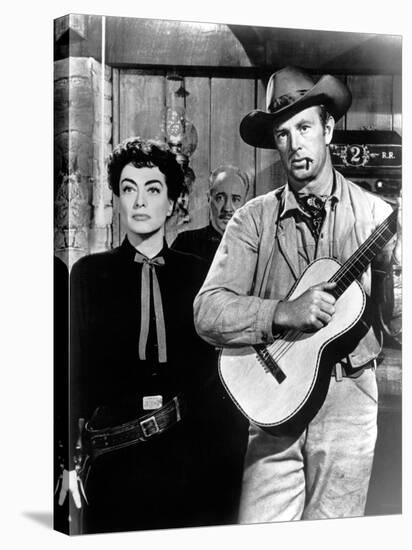 Johnny Guitar, Joan Crawford, Sterling Hayden, 1954-null-Stretched Canvas