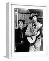 Johnny Guitar, Joan Crawford, Sterling Hayden, 1954-null-Framed Photo