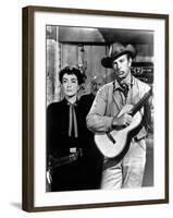 Johnny Guitar, Joan Crawford, Sterling Hayden, 1954-null-Framed Photo