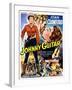 Johnny Guitar, Joan Crawford, Sterling Hayden, (Belgian Poster Art), 1954.-null-Framed Art Print