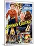 Johnny Guitar, Joan Crawford, Sterling Hayden, (Belgian Poster Art), 1954.-null-Mounted Art Print
