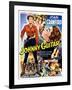 Johnny Guitar, Joan Crawford, Sterling Hayden, (Belgian Poster Art), 1954.-null-Framed Art Print