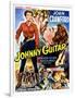 Johnny Guitar, Joan Crawford, Sterling Hayden, (Belgian Poster Art), 1954.-null-Framed Art Print