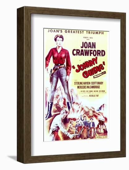 Johnny Guitar - Movie Poster Reproduction-null-Framed Photo