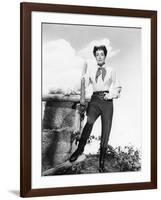 JOHNNY GUITARE, 1954 DIRECETD BY NICOLAS RAY Joan Crawford (b/w photo)-null-Framed Photo