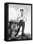 JOHNNY GUITARE, 1954 DIRECETD BY NICOLAS RAY Joan Crawford (b/w photo)-null-Framed Stretched Canvas