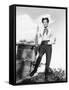 JOHNNY GUITARE, 1954 DIRECETD BY NICOLAS RAY Joan Crawford (b/w photo)-null-Framed Stretched Canvas