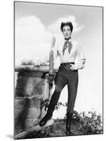 JOHNNY GUITARE, 1954 DIRECETD BY NICOLAS RAY Joan Crawford (b/w photo)-null-Mounted Photo