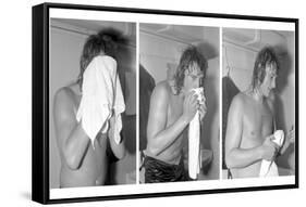 Johnny Hallyday, Backstage-null-Framed Stretched Canvas