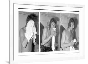 Johnny Hallyday, Backstage-null-Framed Photographic Print