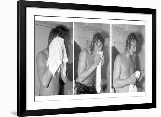 Johnny Hallyday, Backstage-null-Framed Photographic Print