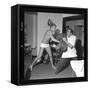 Johnny Hallyday Boxing-Marcel Begoin-Framed Stretched Canvas