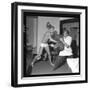 Johnny Hallyday Boxing-Marcel Begoin-Framed Premium Photographic Print