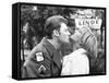 Johnny Hallyday Kissing Sylvie Vartan-DR-Framed Stretched Canvas