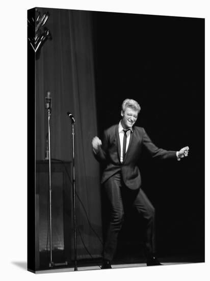 Johnny Hallyday on the Famous Olympia's Stage, Paris, 1960'S-Marcel Begoin-Stretched Canvas