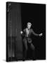 Johnny Hallyday on the Famous Olympia's Stage, Paris, 1960'S-Marcel Begoin-Stretched Canvas