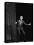 Johnny Hallyday on the Famous Olympia's Stage, Paris, 1960'S-Marcel Begoin-Stretched Canvas