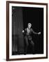 Johnny Hallyday on the Famous Olympia's Stage, Paris, 1960'S-Marcel Begoin-Framed Photographic Print